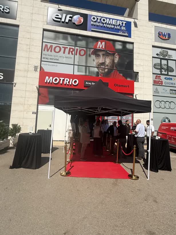 Otomert resmi açılış töreni — gece